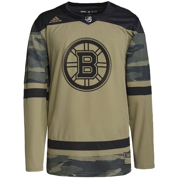 Boston Bruins adidas Military Appreciation Team Authentic Practice Jersey - Camo