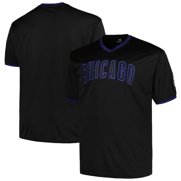 Chicago Cubs Profile Big & Tall Pop Fashion Jersey - Black