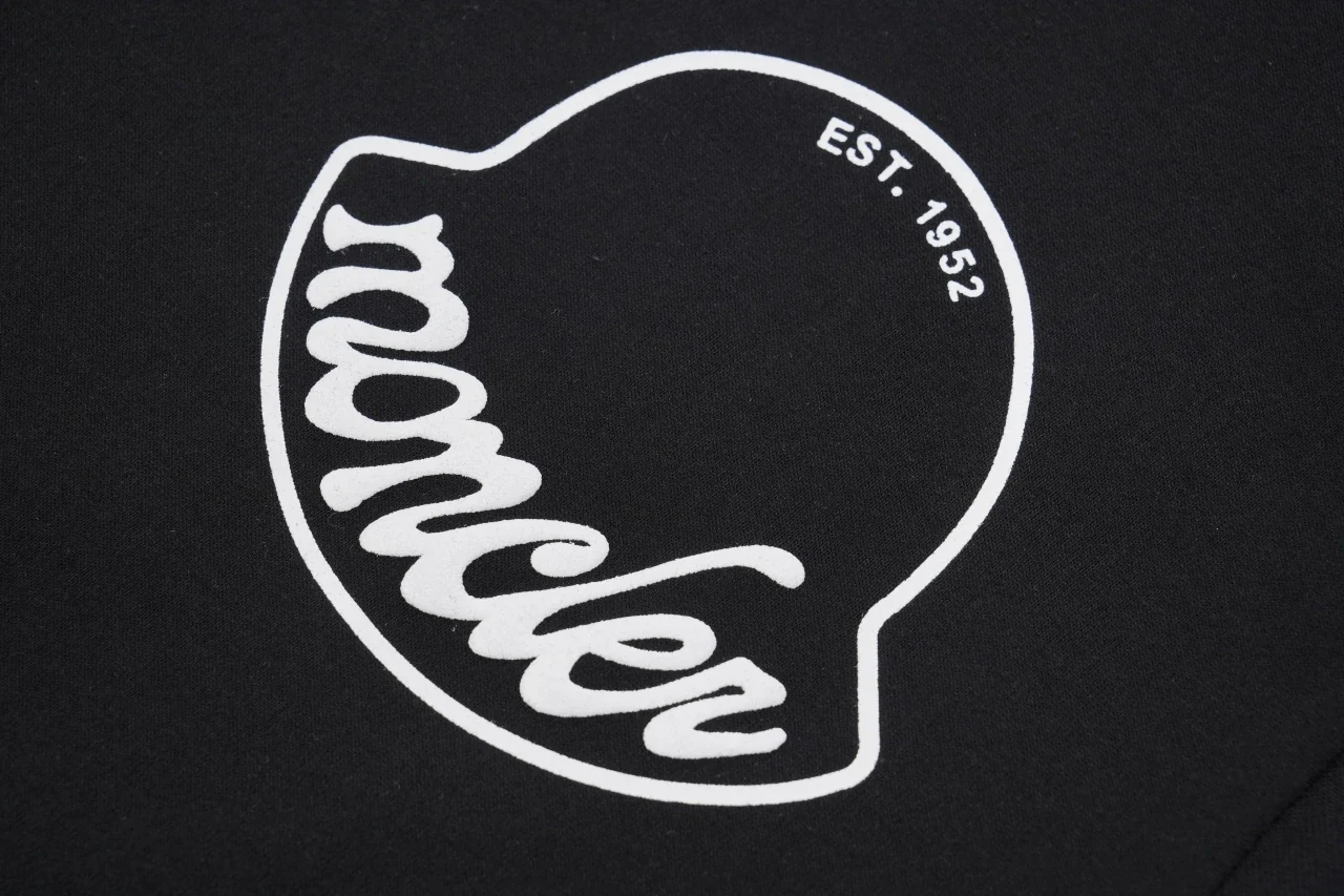 Moncler Black White Outline Logo T-Shirt product photo from LabelPicks