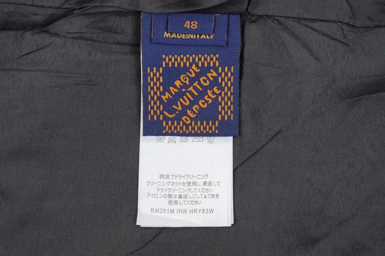 Louis Vuitton Blue Sakura Embroidered Stripe Denim Jacket product photo from LabelPicks