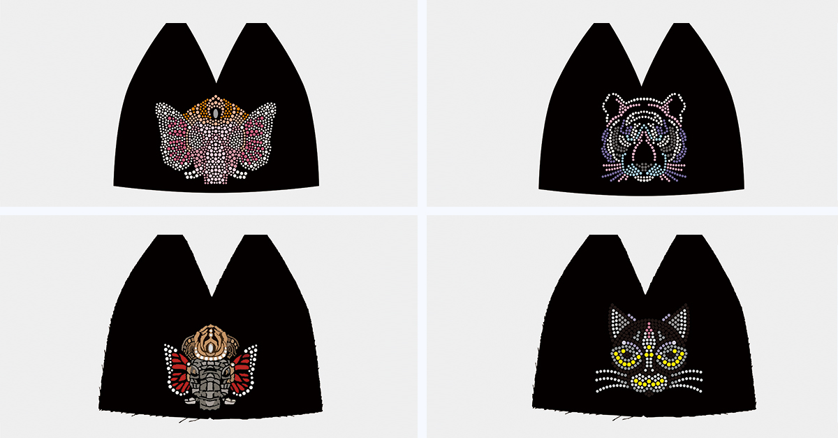Hotfix Stone Designs for Baseball Caps F