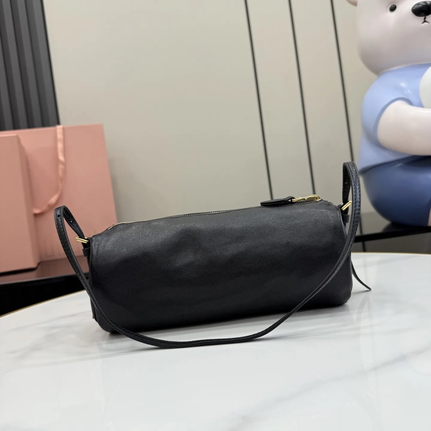 Miu Miu Black Lambskin Top Handle Bag product photo from LabelPicks