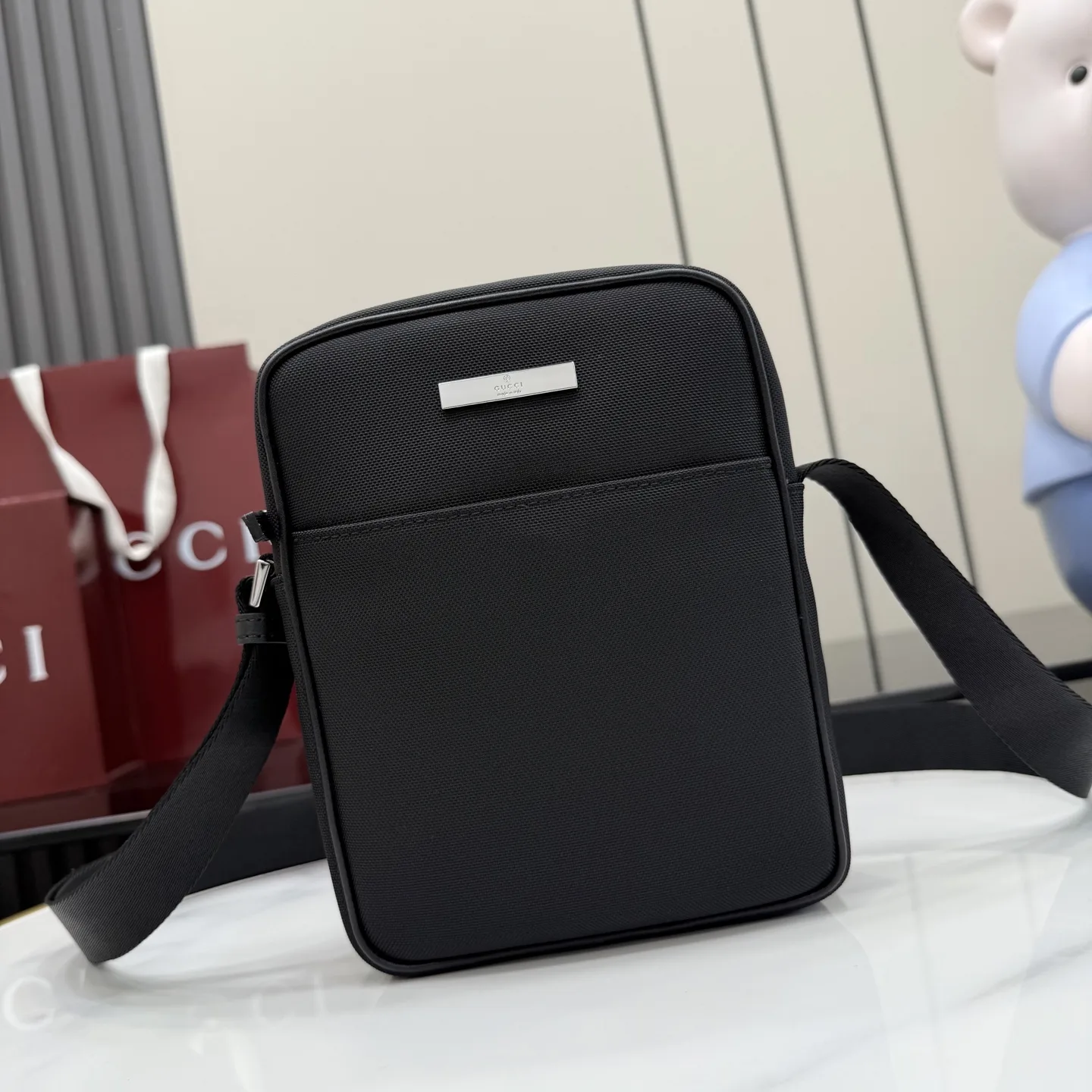 Gucci Black Quilted Leather Crossbody Bag product photo from LabelPicks