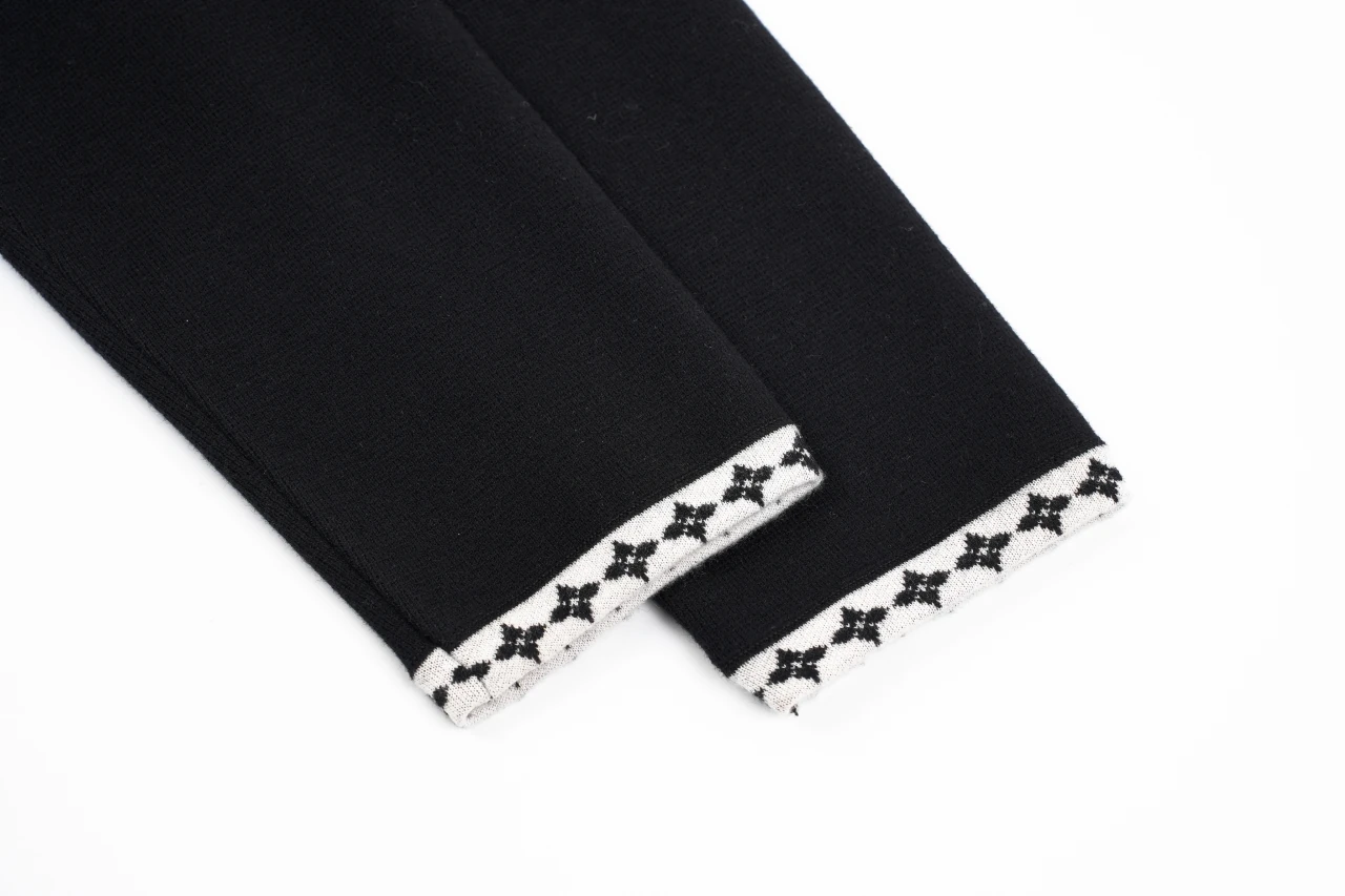 Louis Vuitton Black Collegiate Knit Cardigan Jacket product photo from LabelPicks