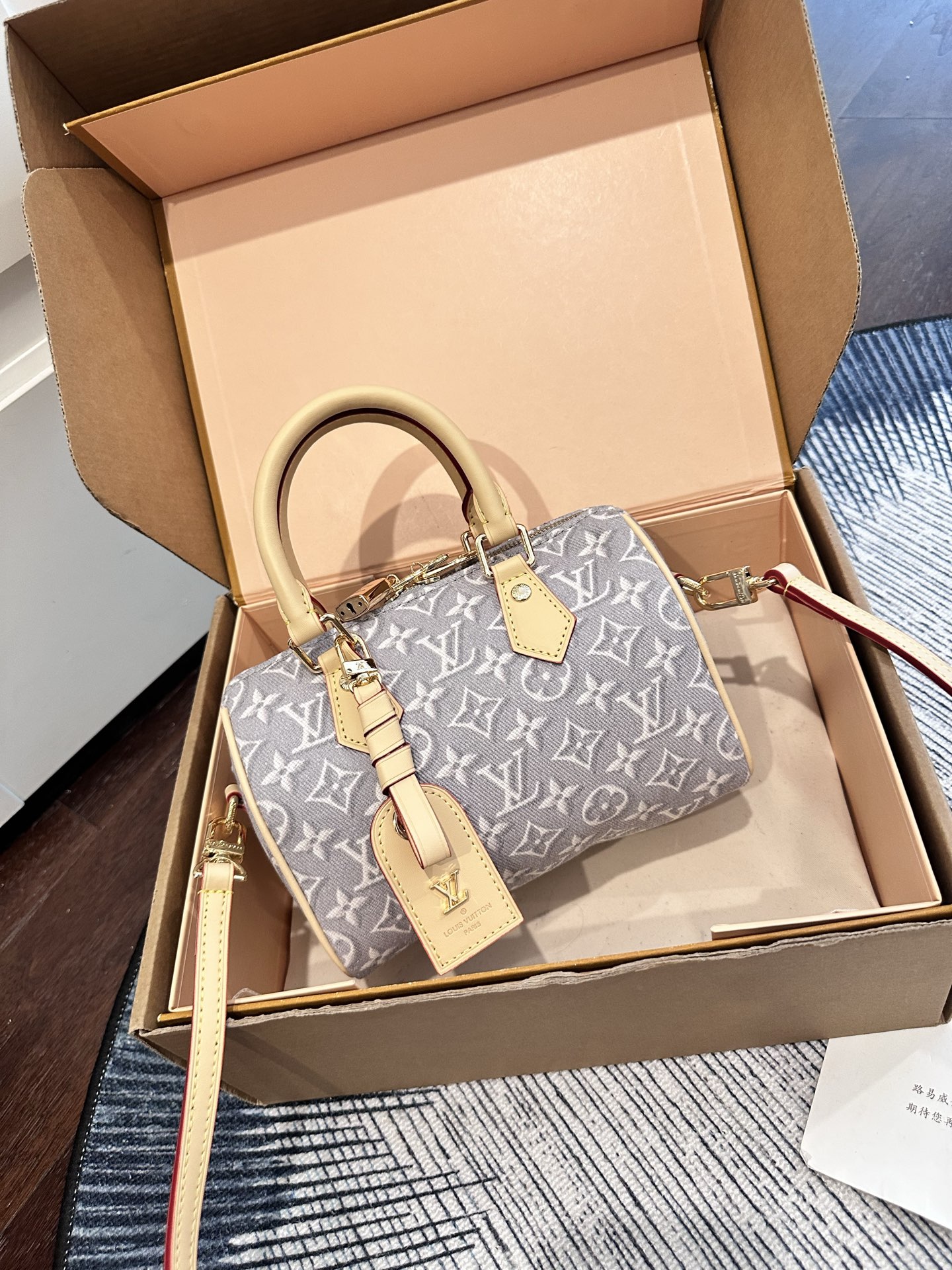 LV Nano Speedy Embossed Bag