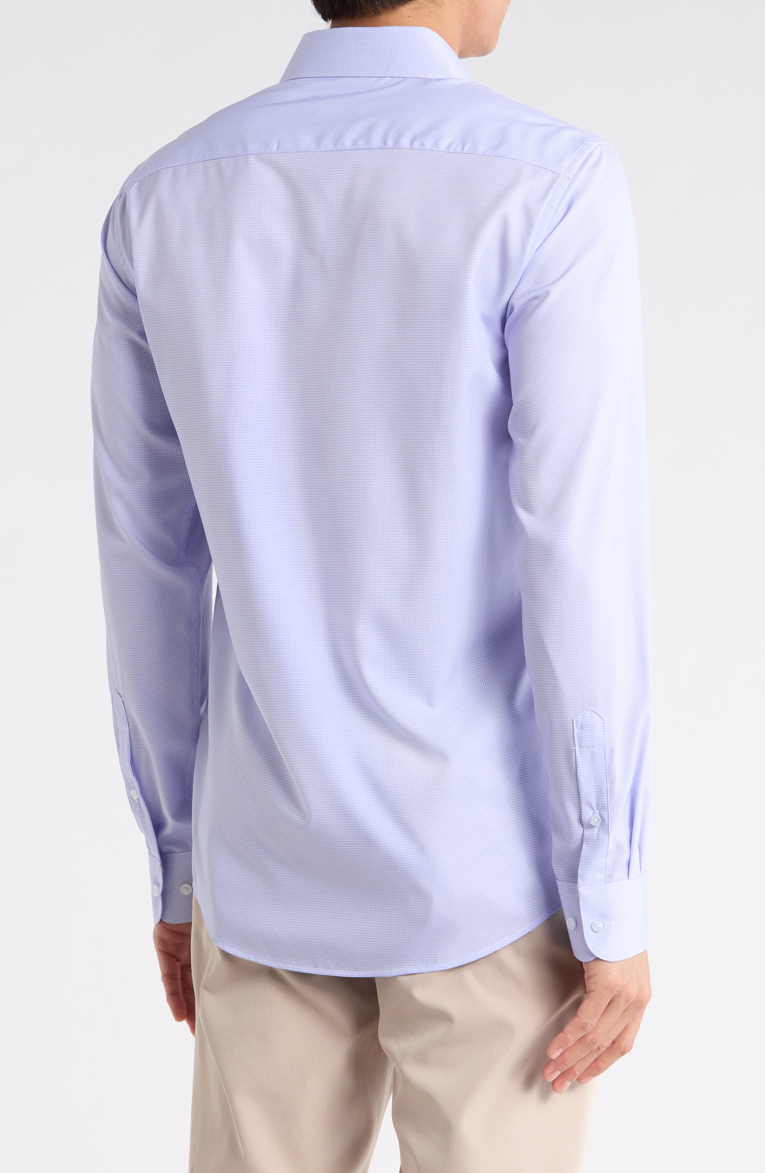 Nautica Slim Fit Micro Check Dress Shirt