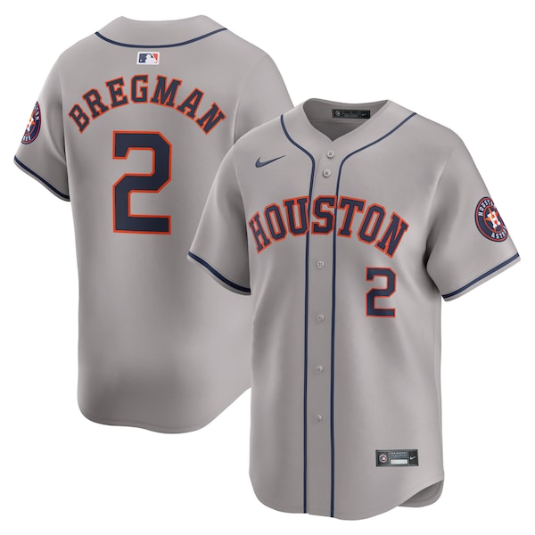 Alex Bregman Houston Astros Nike Away Limited Player Jersey - Gray/White