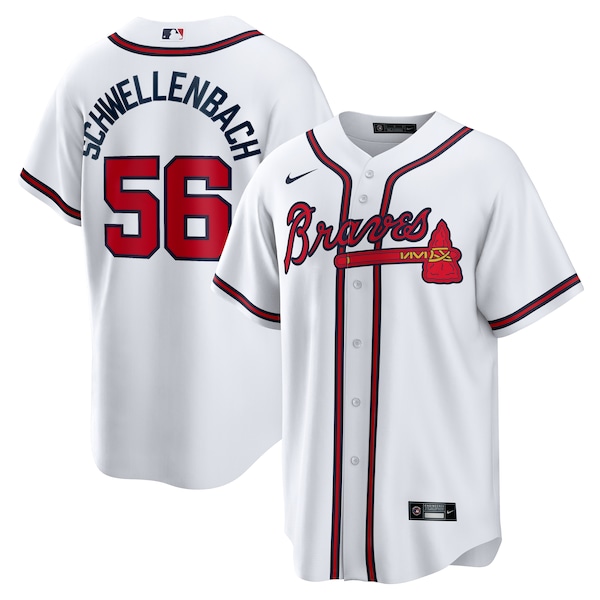 Spencer Schwellenbach Atlanta Braves Nike Home Replica Jersey - White