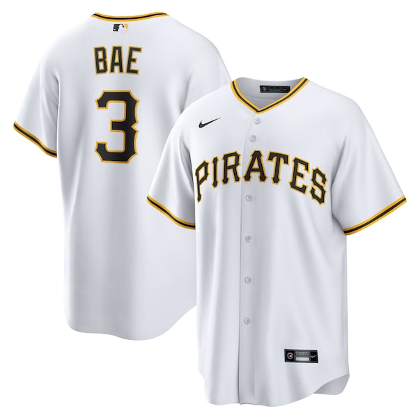 Ji-Hwan Bae Pittsburgh Pirates Nike Replica Player Jersey - White