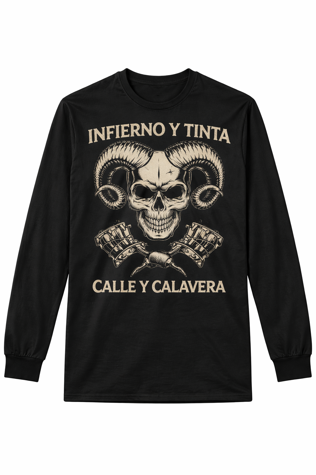 Remera “Infierno y Tinta” – Calle y Calavera
