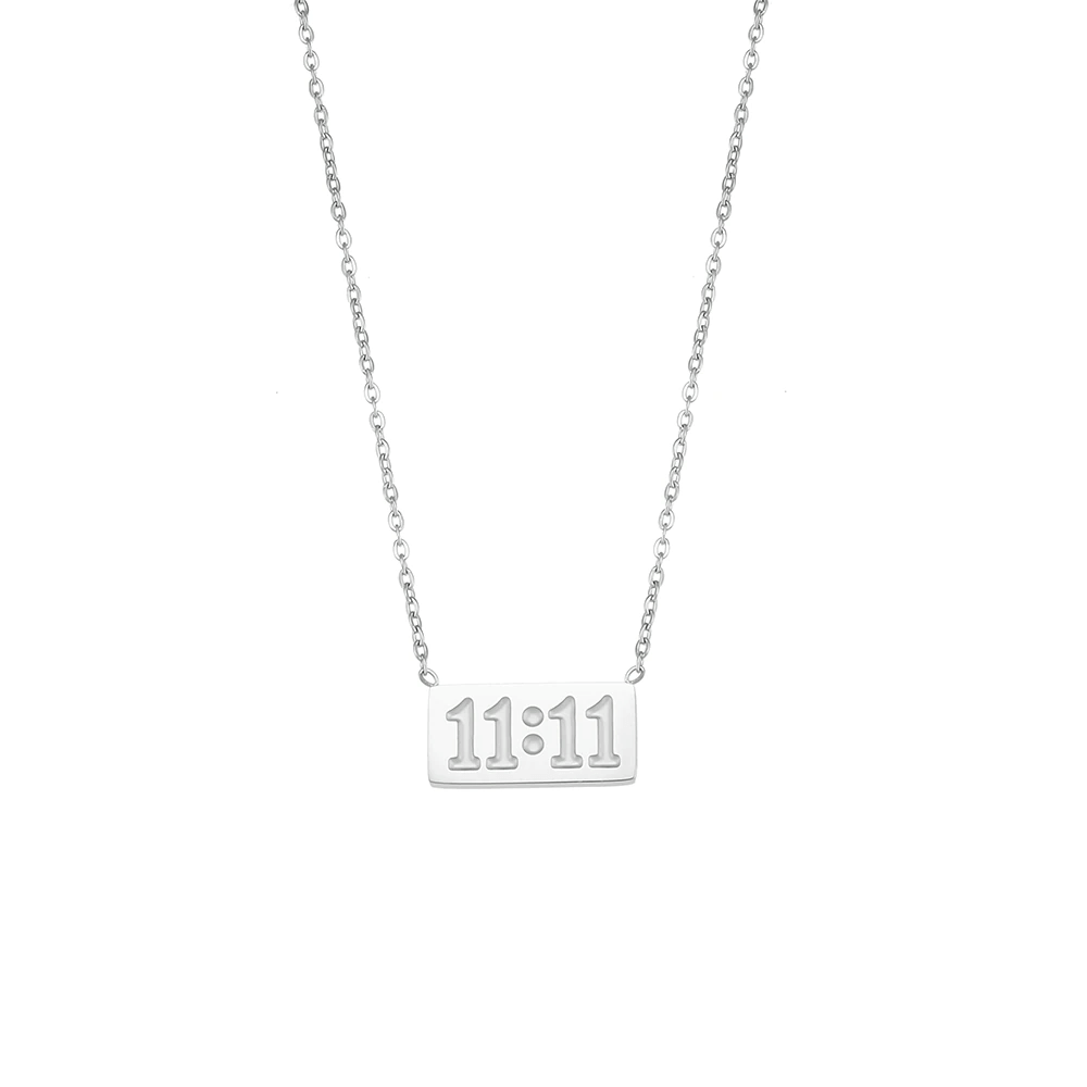 Angel Number 11 11 Necklace 18K Gold Plated