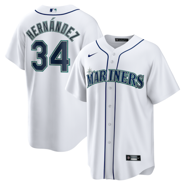 Felix Hernandez Seattle Mariners Nike Home Retired Player Replica Jersey - White