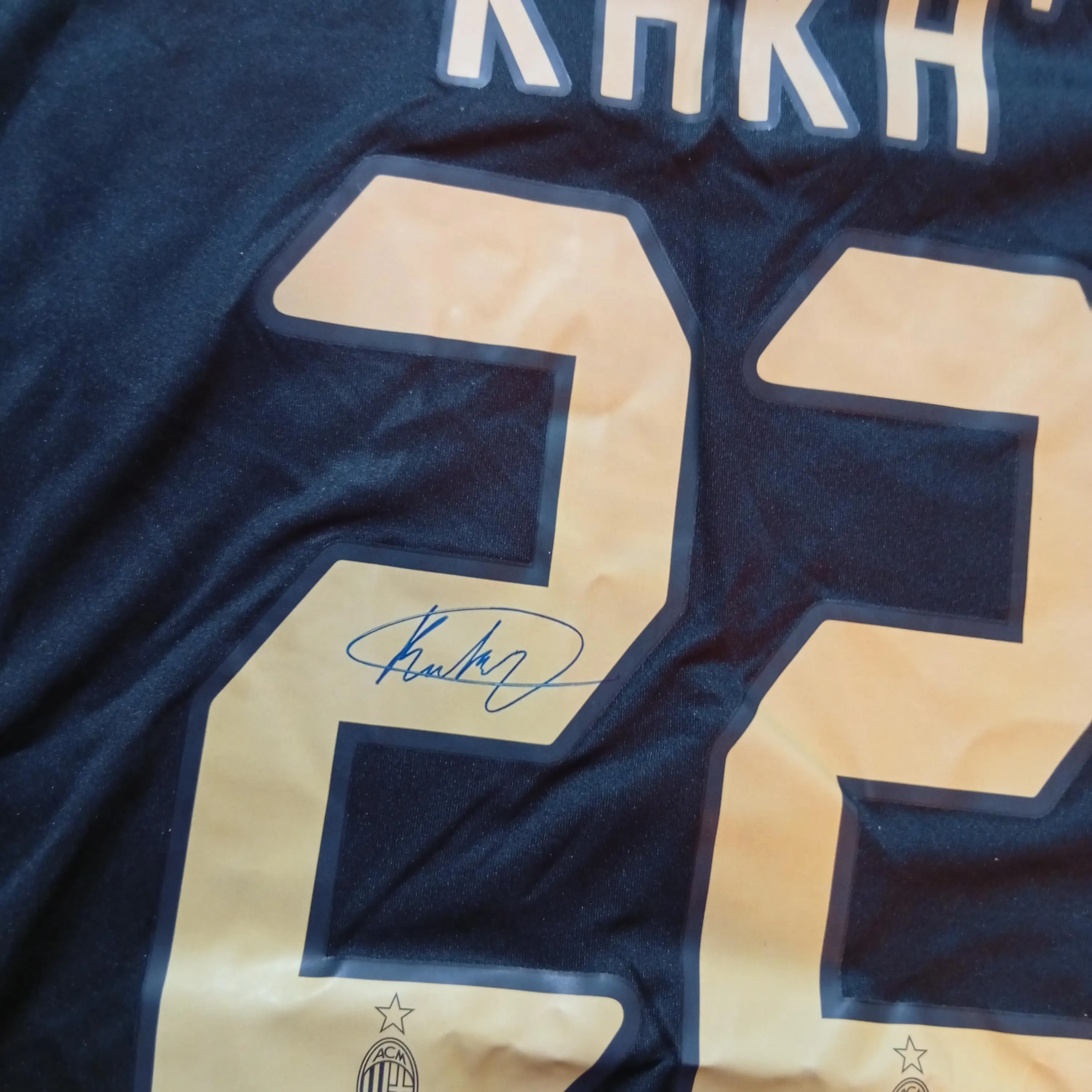 Ricardo Kaka Signed Autographed AC Milan Football Shirt With COA