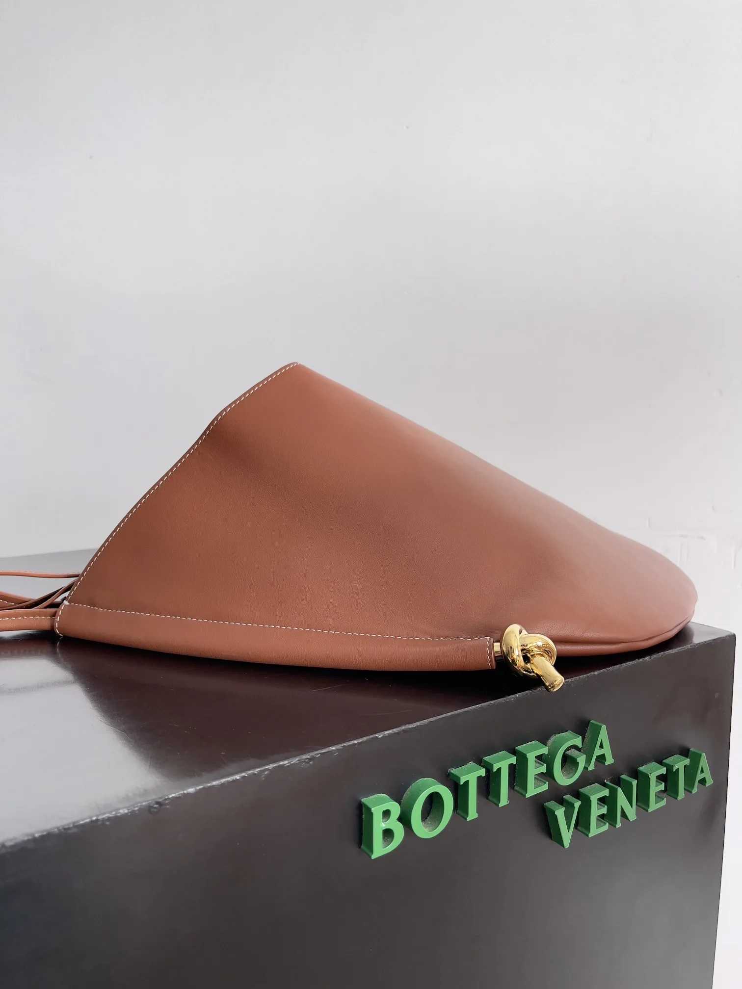 Bottega Veneta Knot Intrecciato Woven Leather Shoulder Bag product photo from LabelPicks