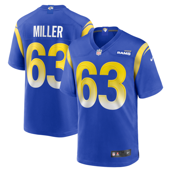 Grant Miller Los Angeles Rams Nike  Game Jersey - Royal