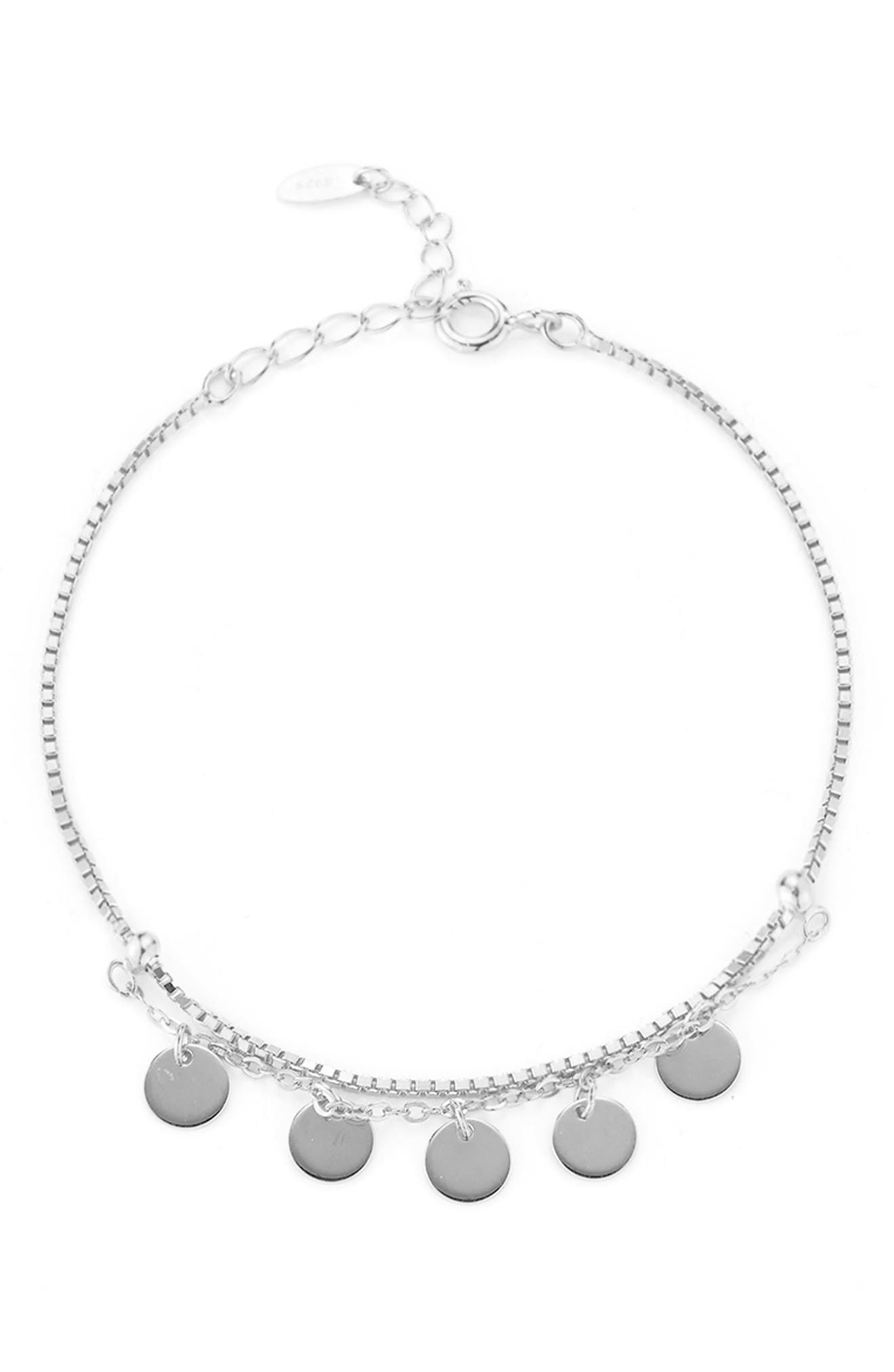 GLAZE JEWELRY Disc Shaker Charm Bracelet