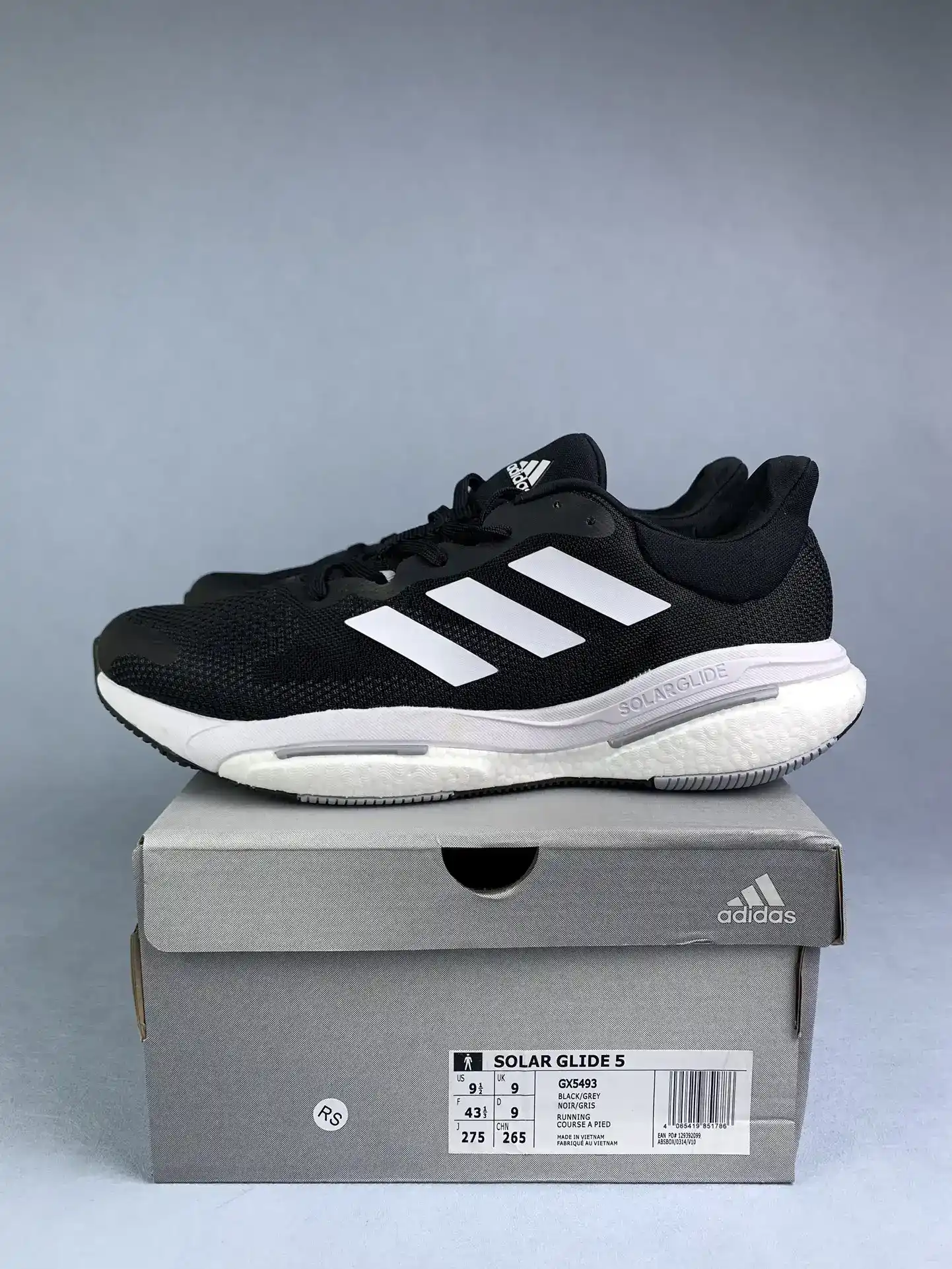 adidas Solarglide 5 Core Black Shoes product photo from LabelPicks