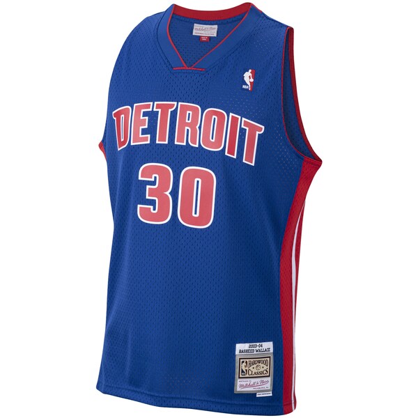 Rasheed Wallace Detroit Pistons 2003/04 Hardwood Classics Swingman Jersey - Royal