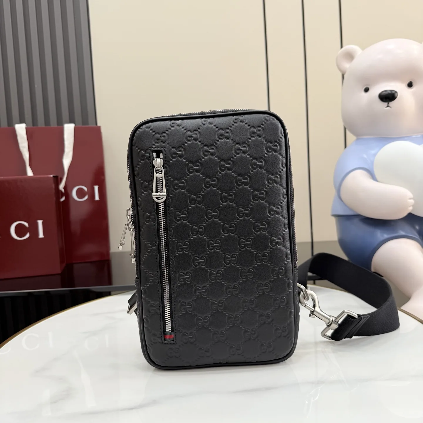 Gucci Smooth Leather Crossbody Bag product photo from LabelPicks