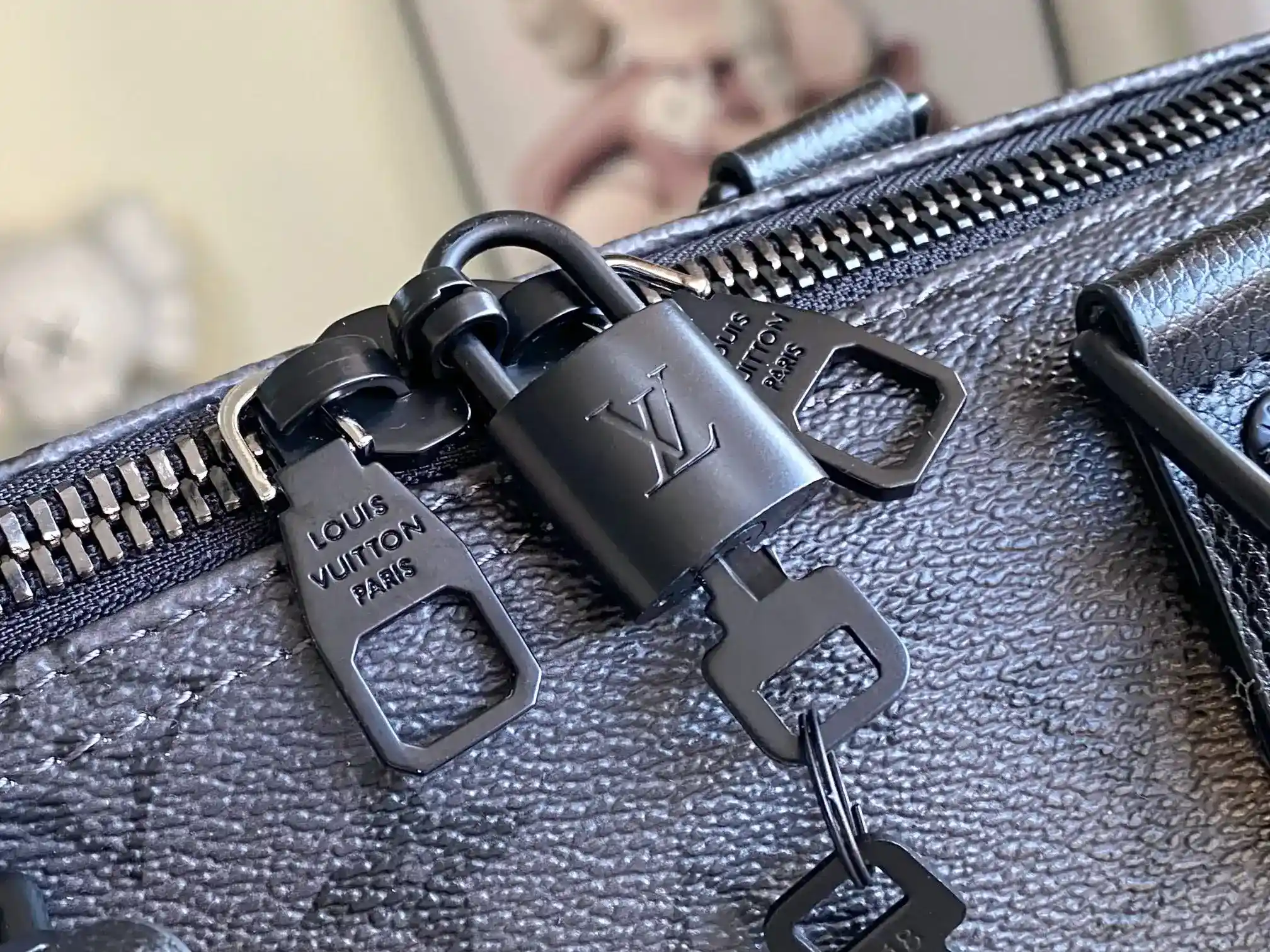 Louis Vuitton Grey Keepall Monogram Canvas Tote Bag product photo from LabelPicks
