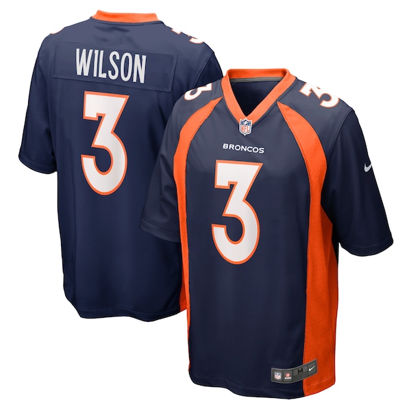 Russell Wilson Denver Broncos Nike Youth Game Jersey - Navy/Orange/White