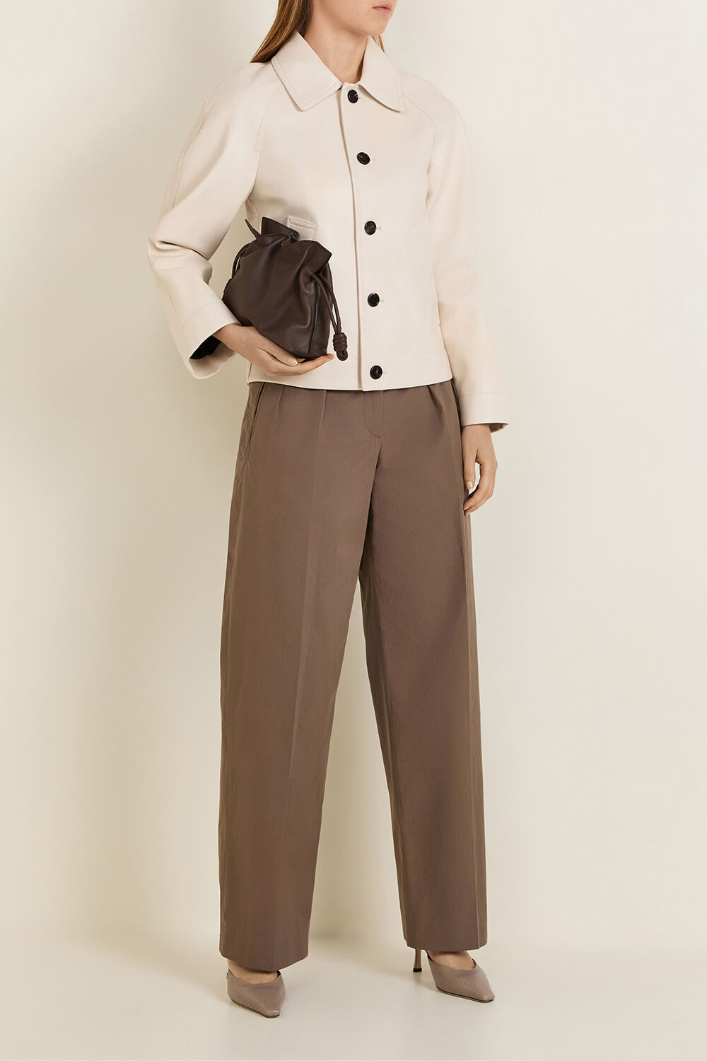 BOTTEGA VENETA ז'קט עור