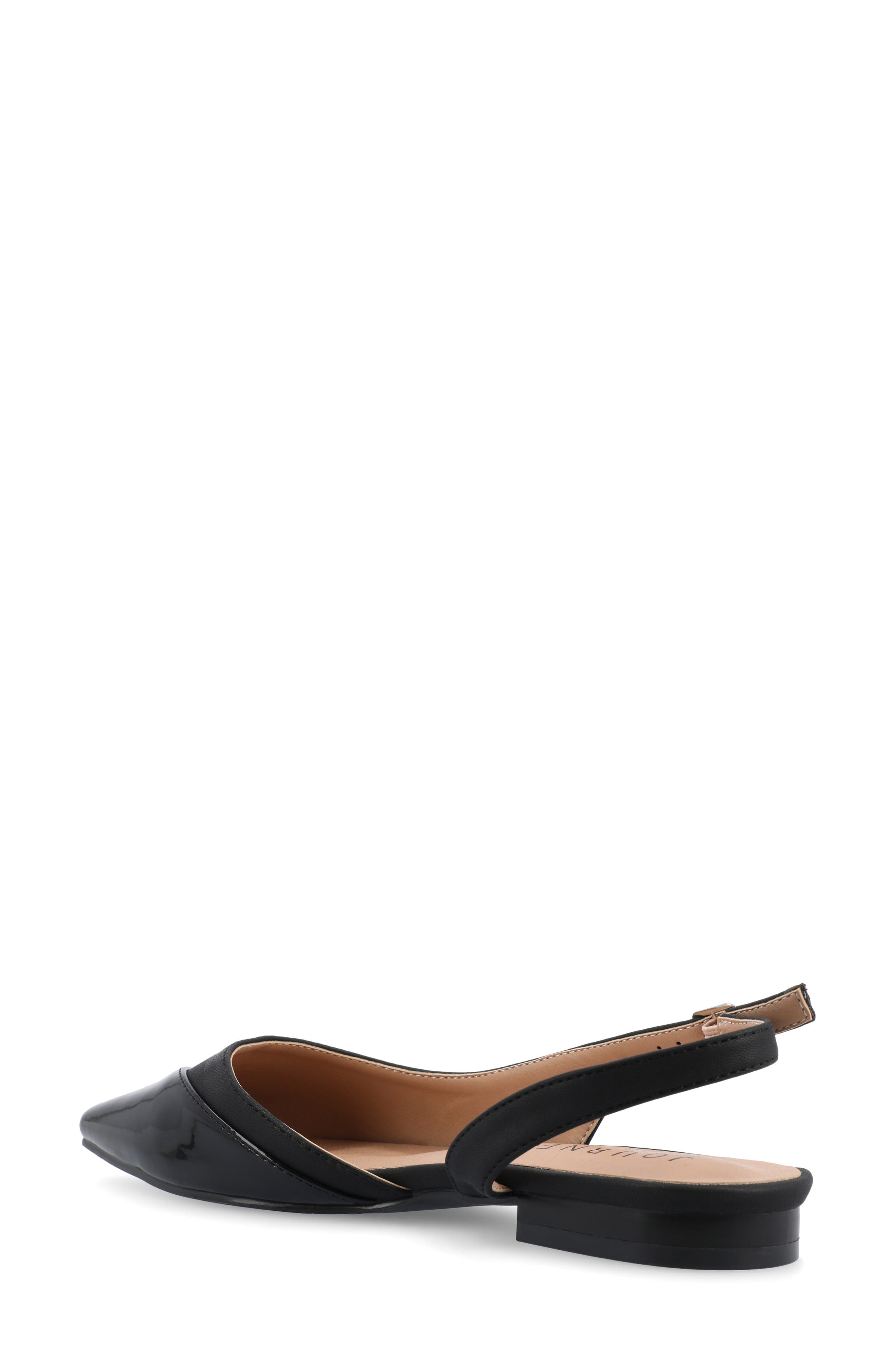 Journee Collection Daphnne Cap Toe Slingback Flat