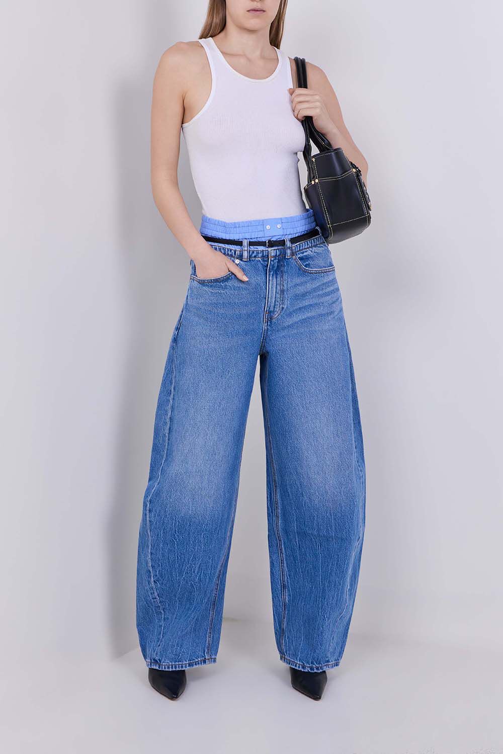 ALEXANDER WANG מכנסי ג’ינס בגזרה רחבה