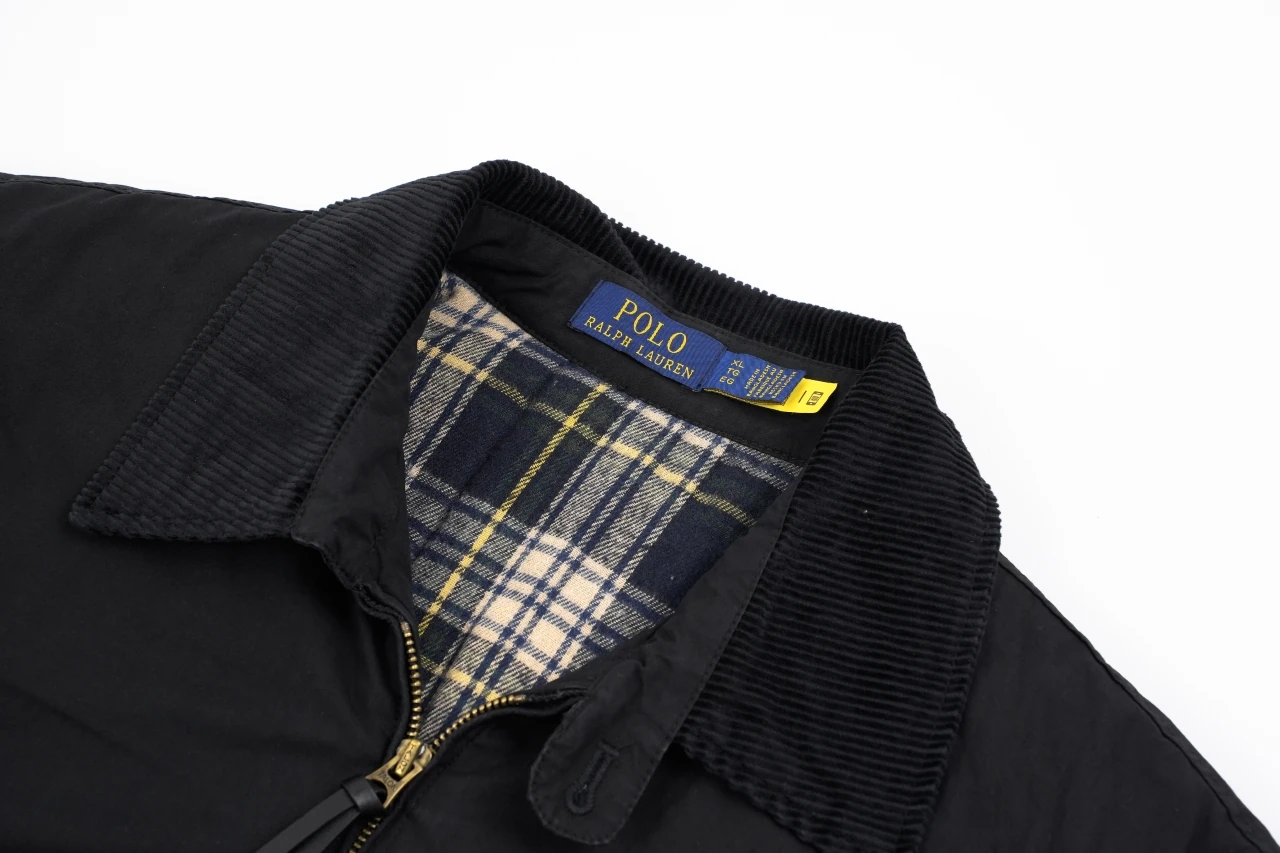 Ralph Lauren Black Pony Embroidered Lightweight Padded Jacket product photo from LabelPicks