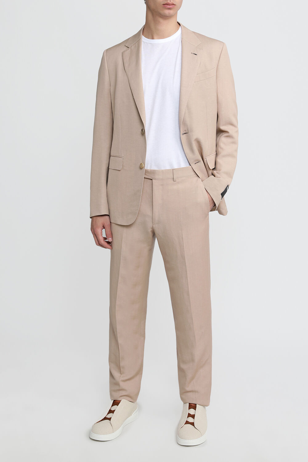 ZEGNA בלייזר מחויט כחלק מחליפה