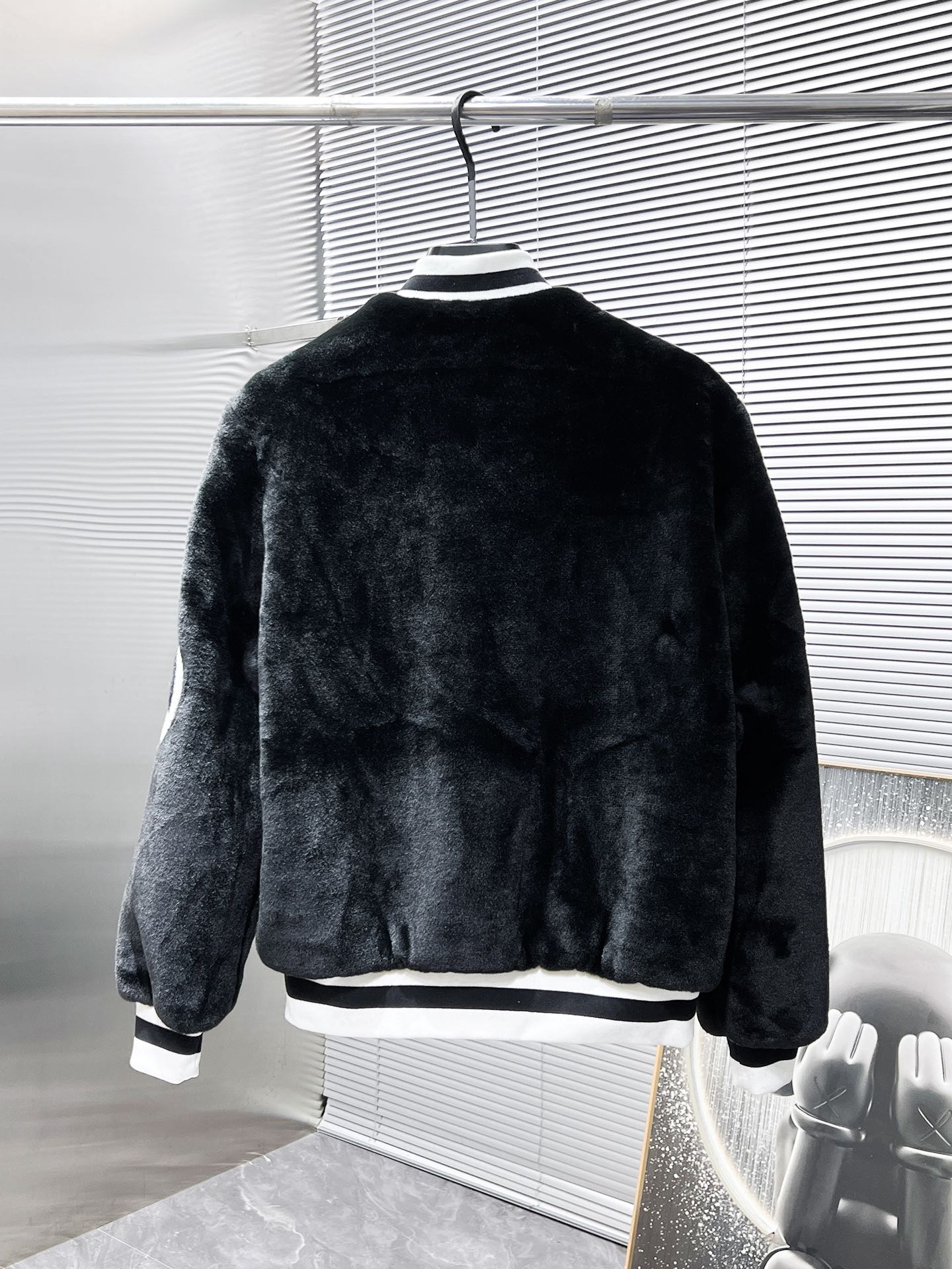 0916 Men's Varsity Leather Baseball Jacket