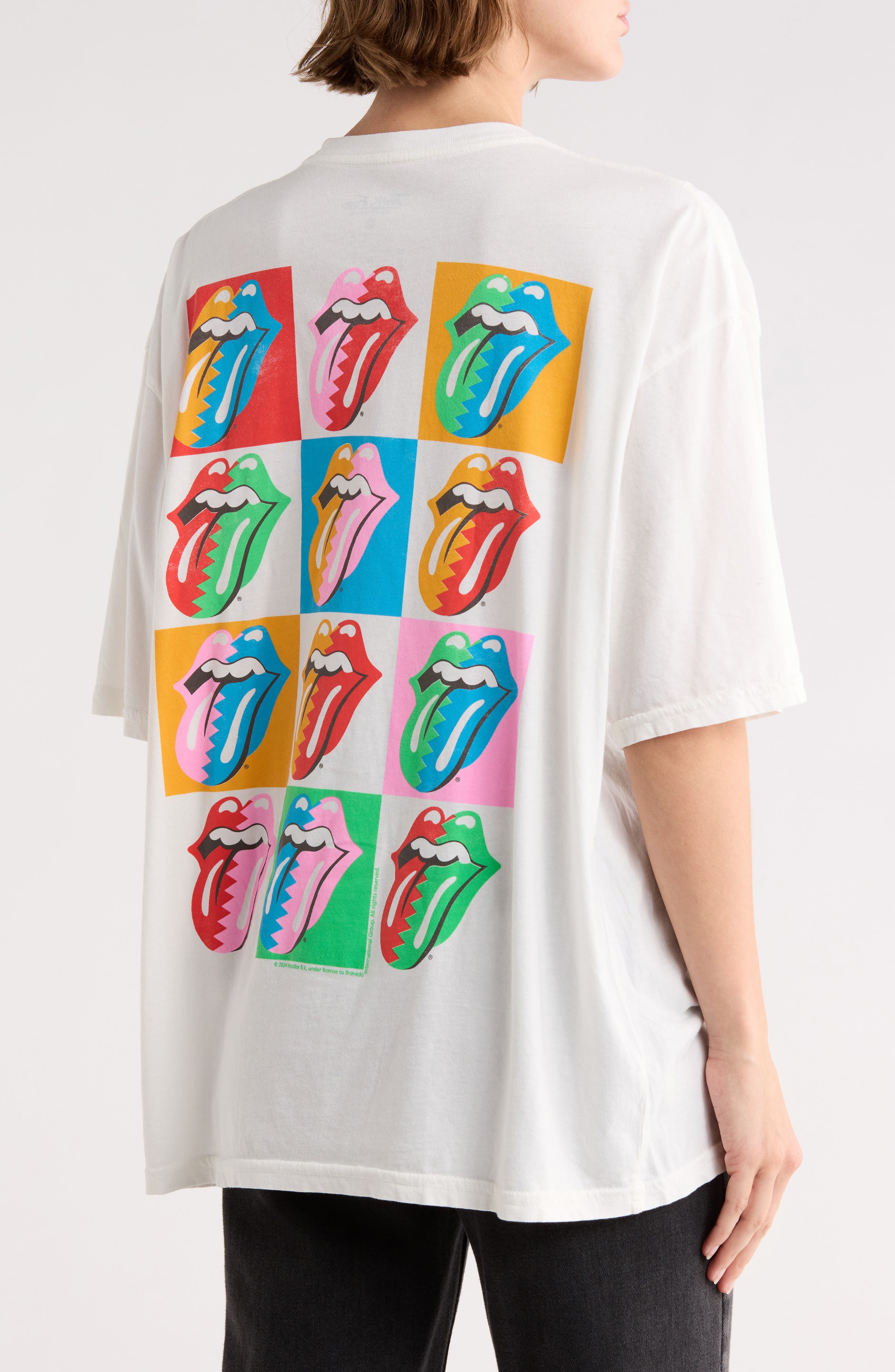 Junk Food Rolling Stones Hot Lips Graphic Tee