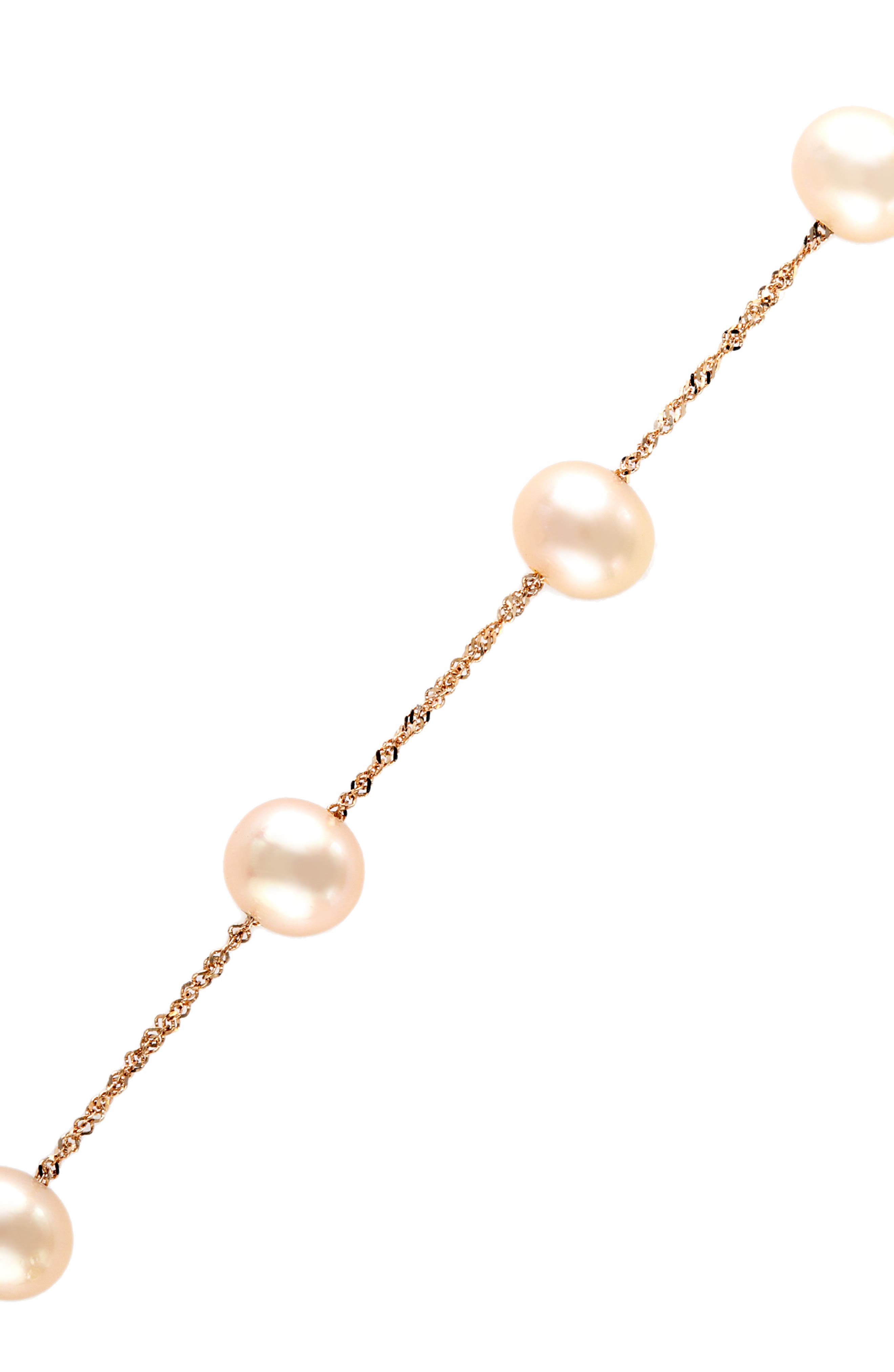 EFFY 14k Yellow Gold Fresh Water Pearl 7mm Bracelet
