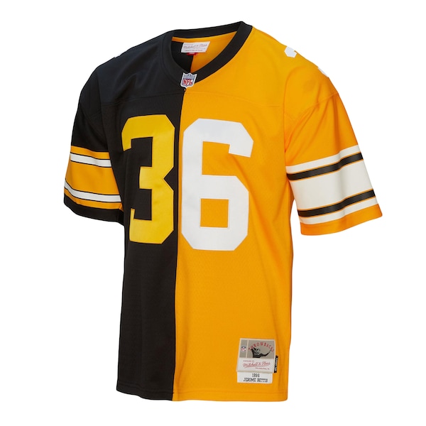 Jerome Bettis Pittsburgh Steelers 1996 Split Legacy Replica Jersey - Black/Gold
