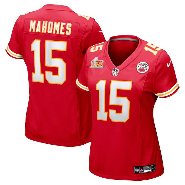 Patrick Mahomes Kansas City Chiefs Nike Women's Super Bowl LIX Game Jersey - Red