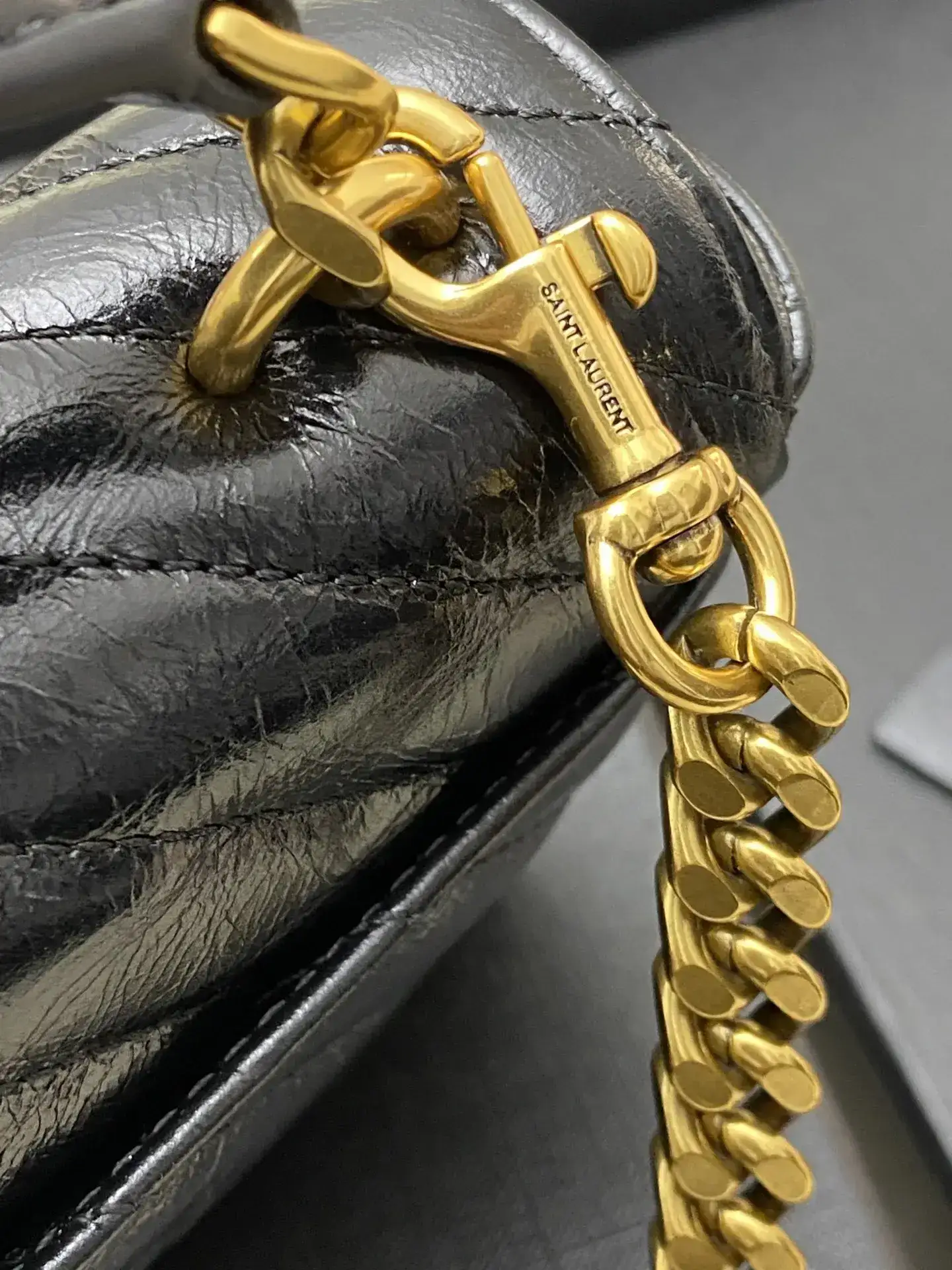 Saint Laurent Black College Shoulder Bag product photo from LabelPicks