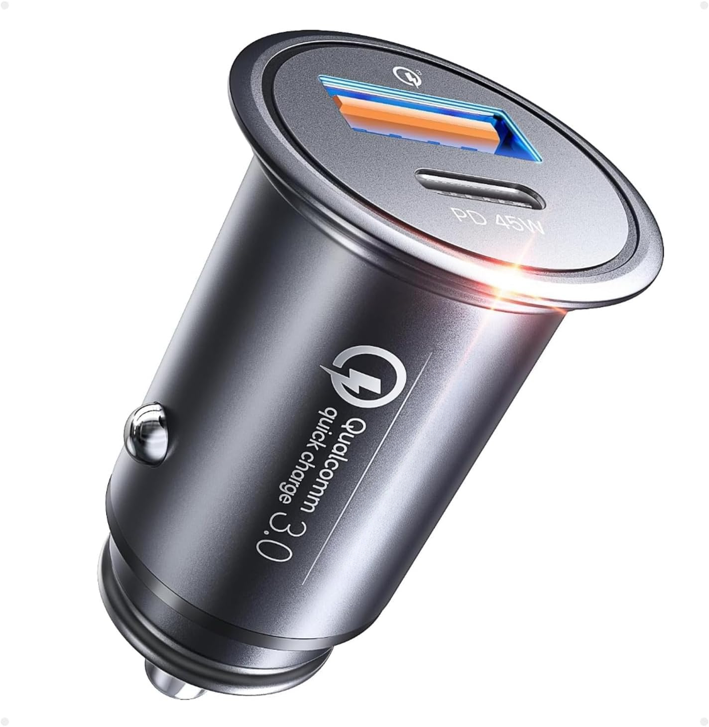 67.5W 12V Car Charger, Cigarette Lighter USB Charger Fast Charging