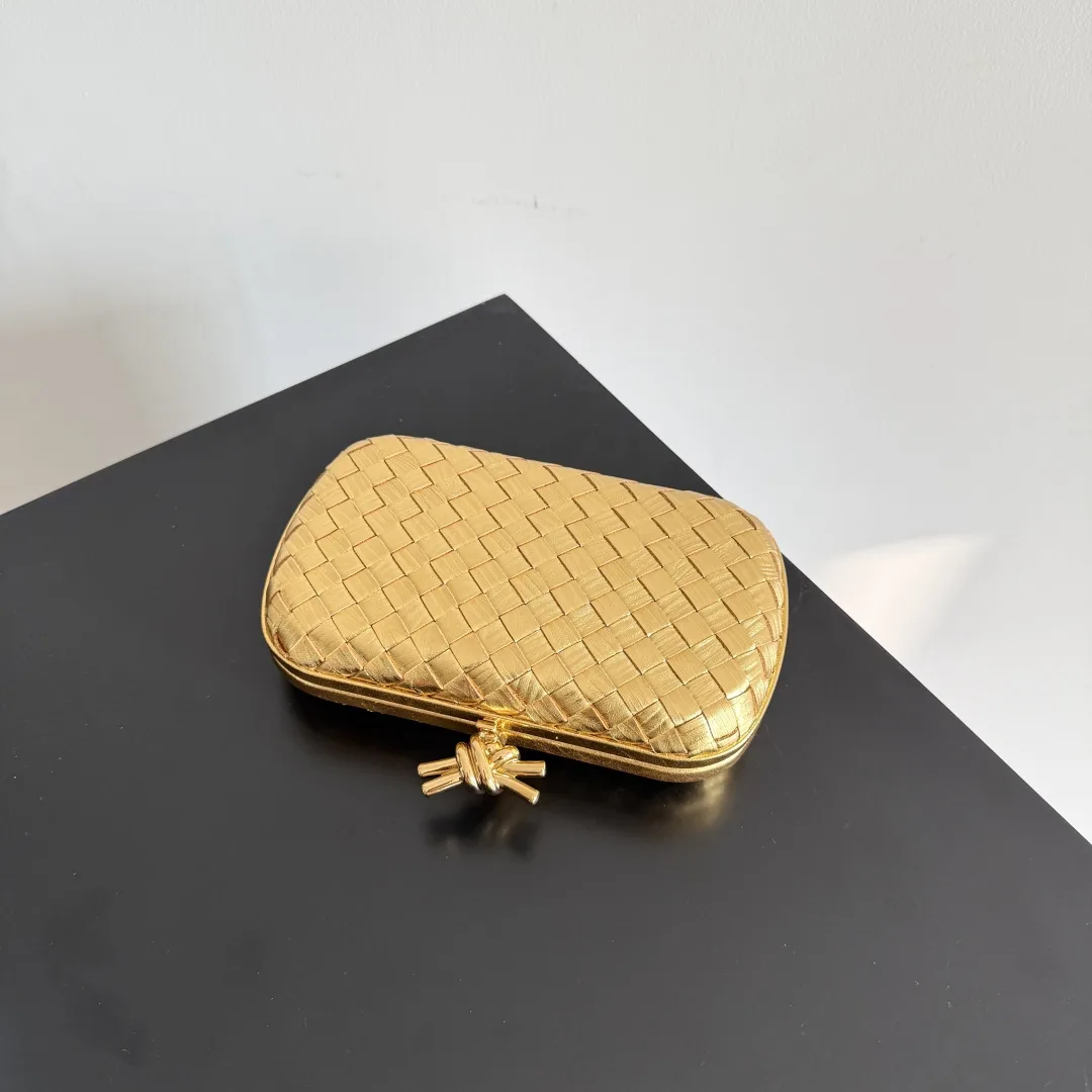 Bottega Veneta Intrecciato Woven Leather Evening Bag product photo from LabelPicks