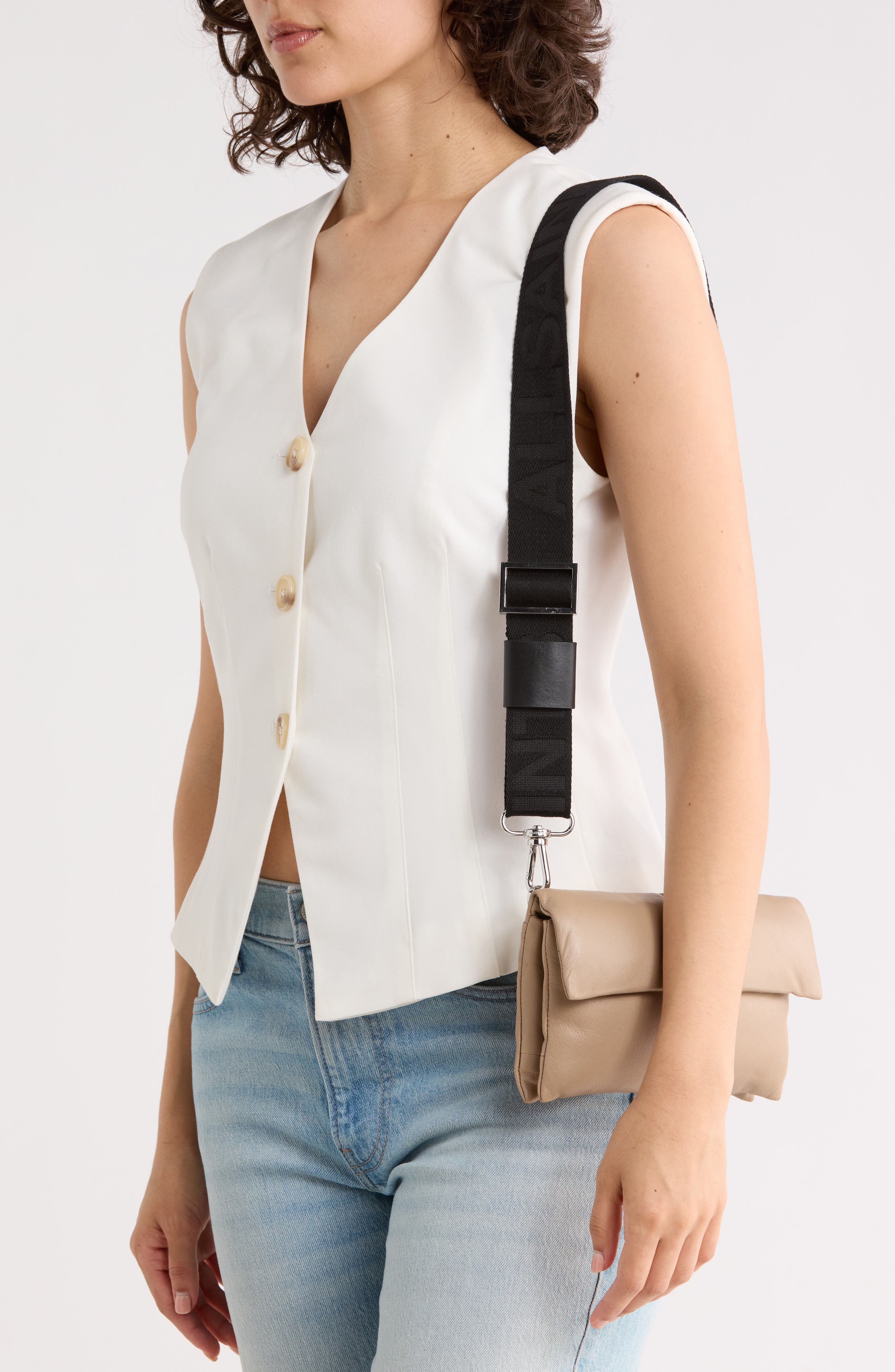 AllSaints Ezra Quilted Crossbody Bag