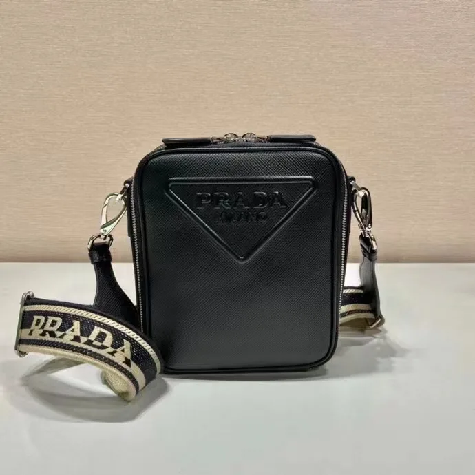 Prada Grained Leather Crossbody Bag product photo from LabelPicks