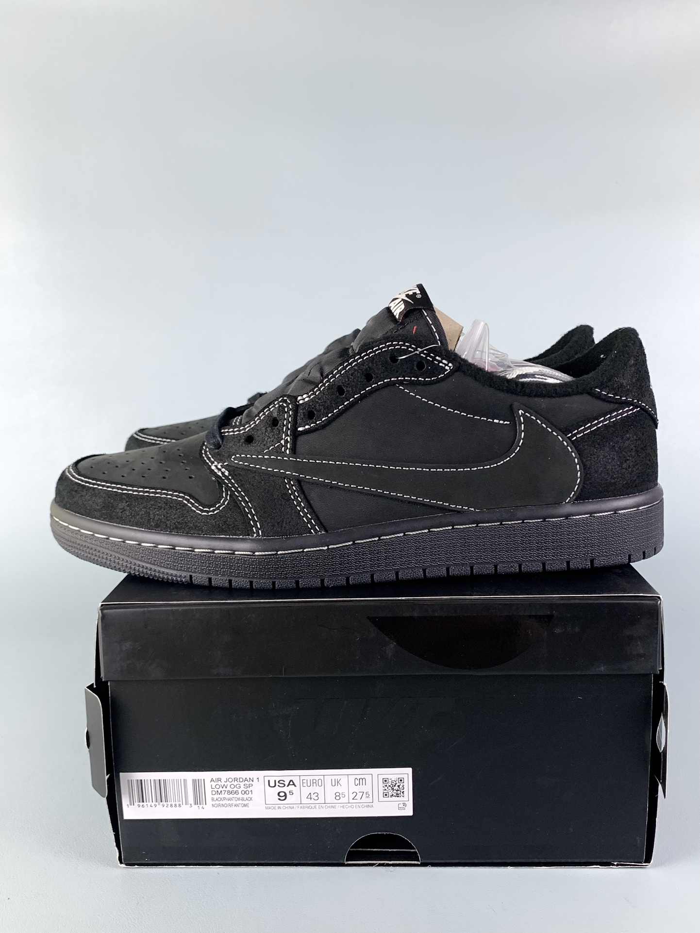 Travis Scott x Air Jordan 1 Low OG “Black Phantom” Shoes