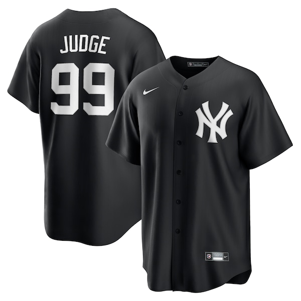 Aaron Judge New York Yankees Nike Lights Out Replica Player Jersey - Black
