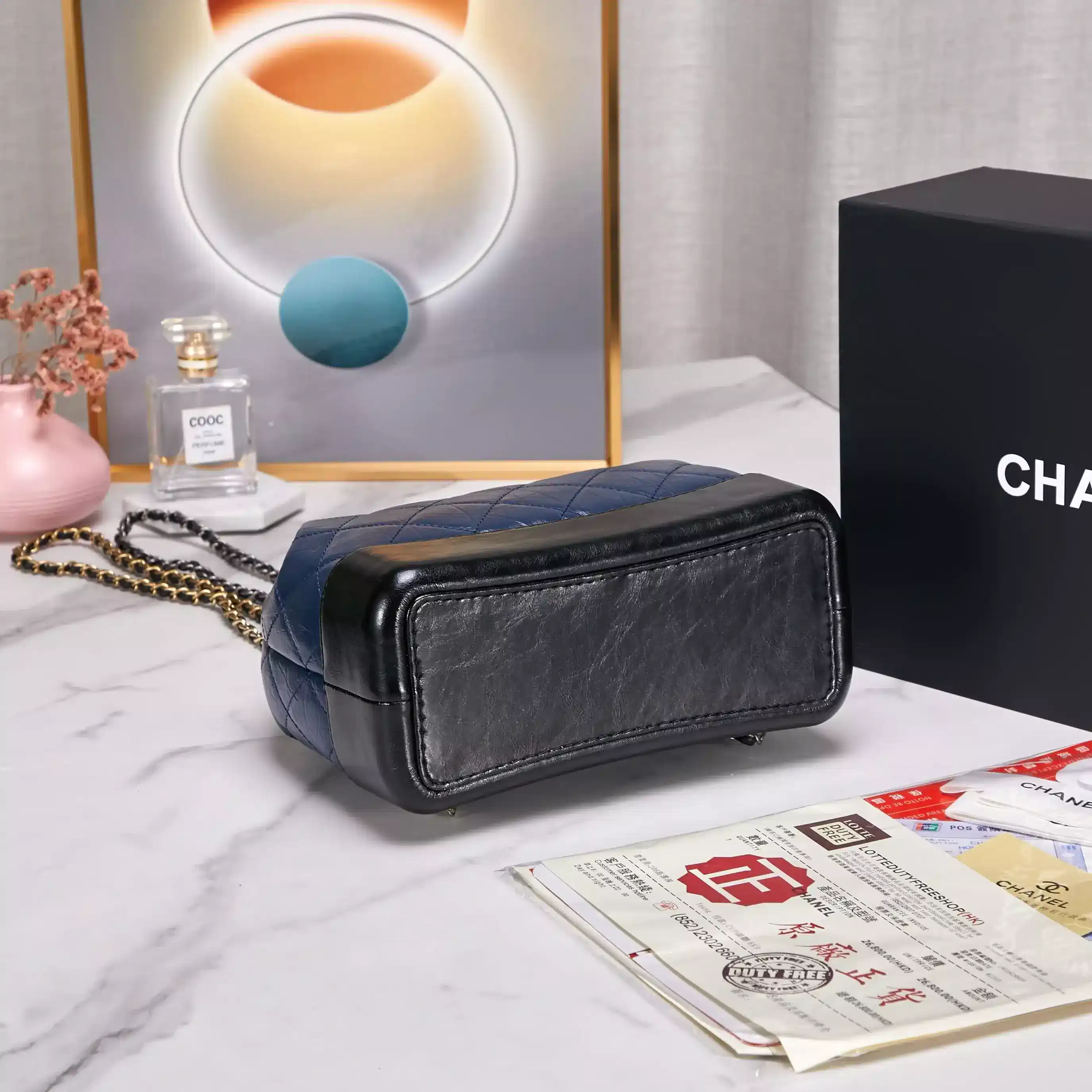 Chanel Gabrielle Blue Calfskin Backpack product photo from LabelPicks