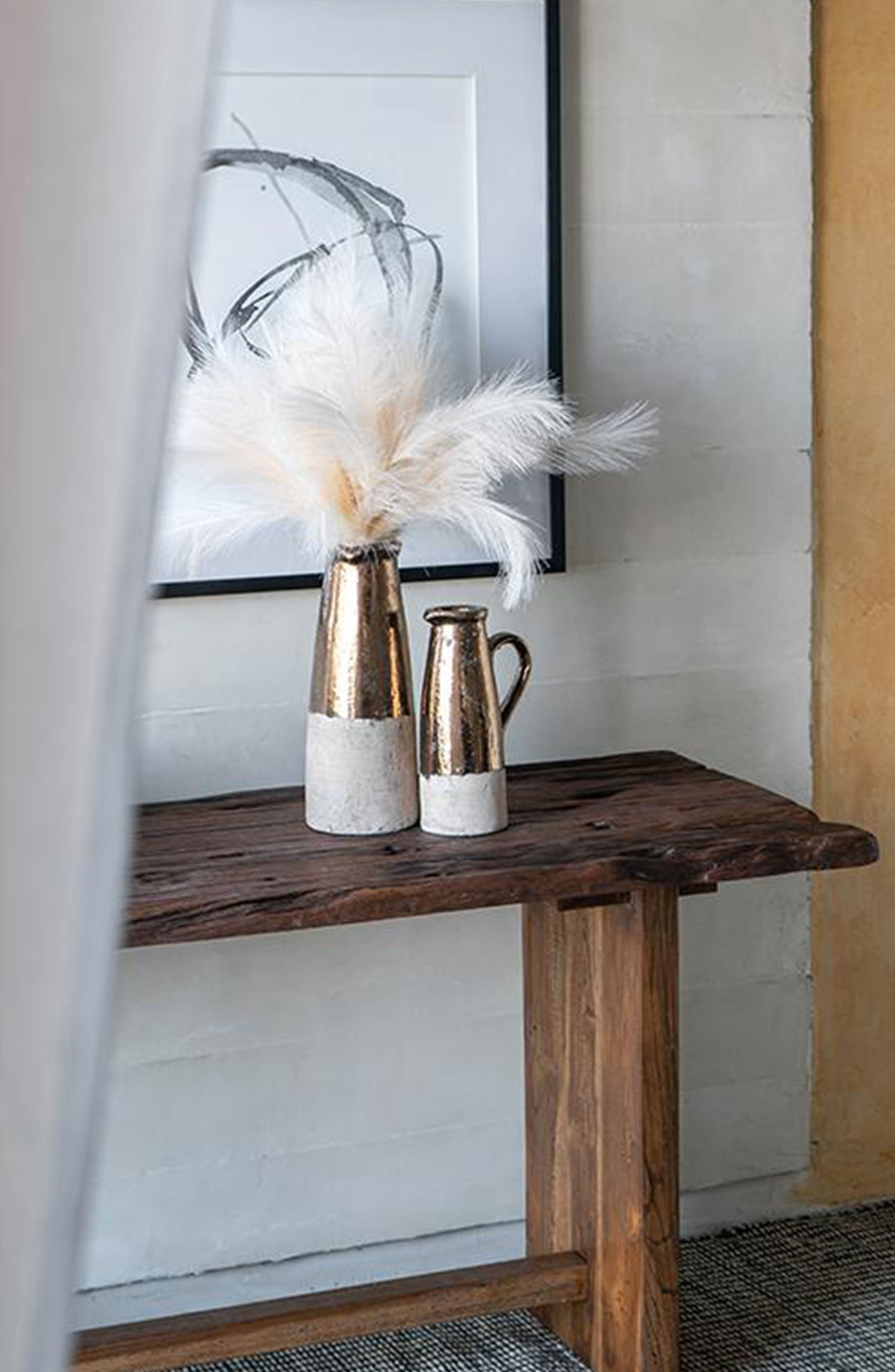 A & B Home Candia Ceramic Pitcher Vase