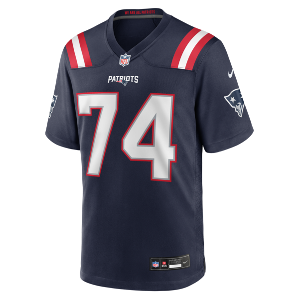 Royce Newman New England Patriots Nike Team Game Jersey -  Navy