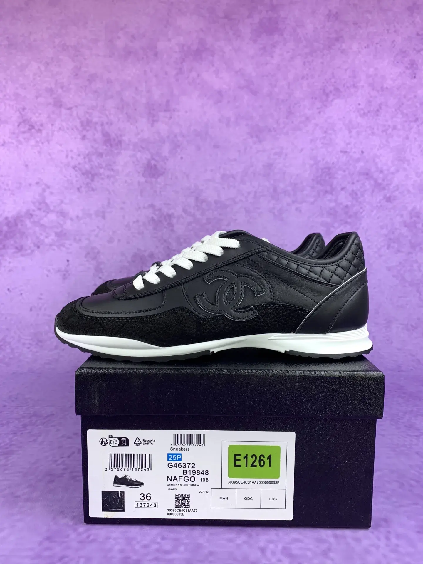 CHANEL Sneakers Calfskin & Velvet Calfskin product photo from LabelPicks