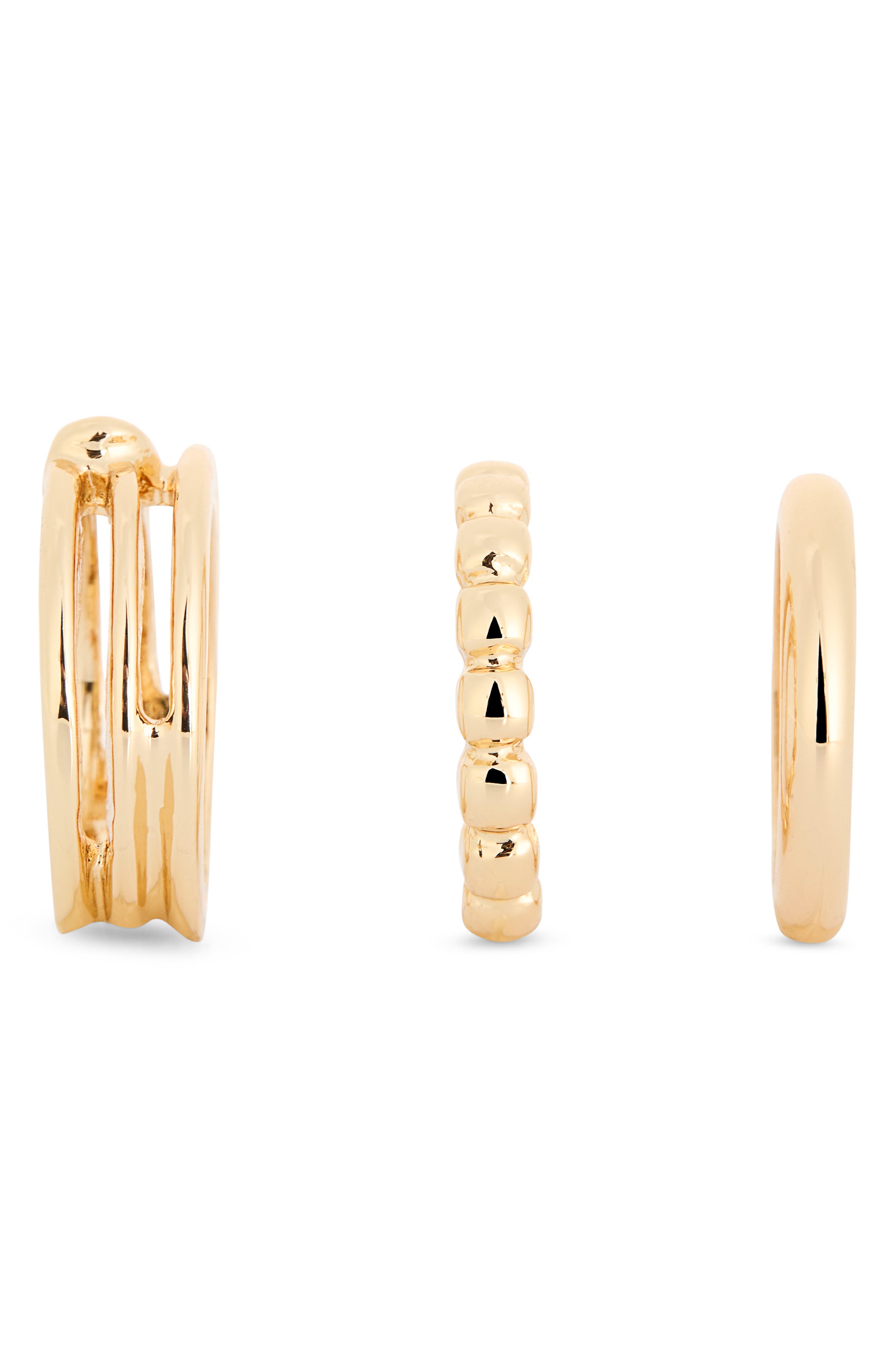NORDSTROM RACK 3-Pack Stackable Ring Set