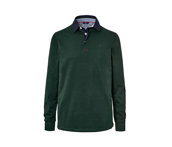 Langarm-Poloshirt