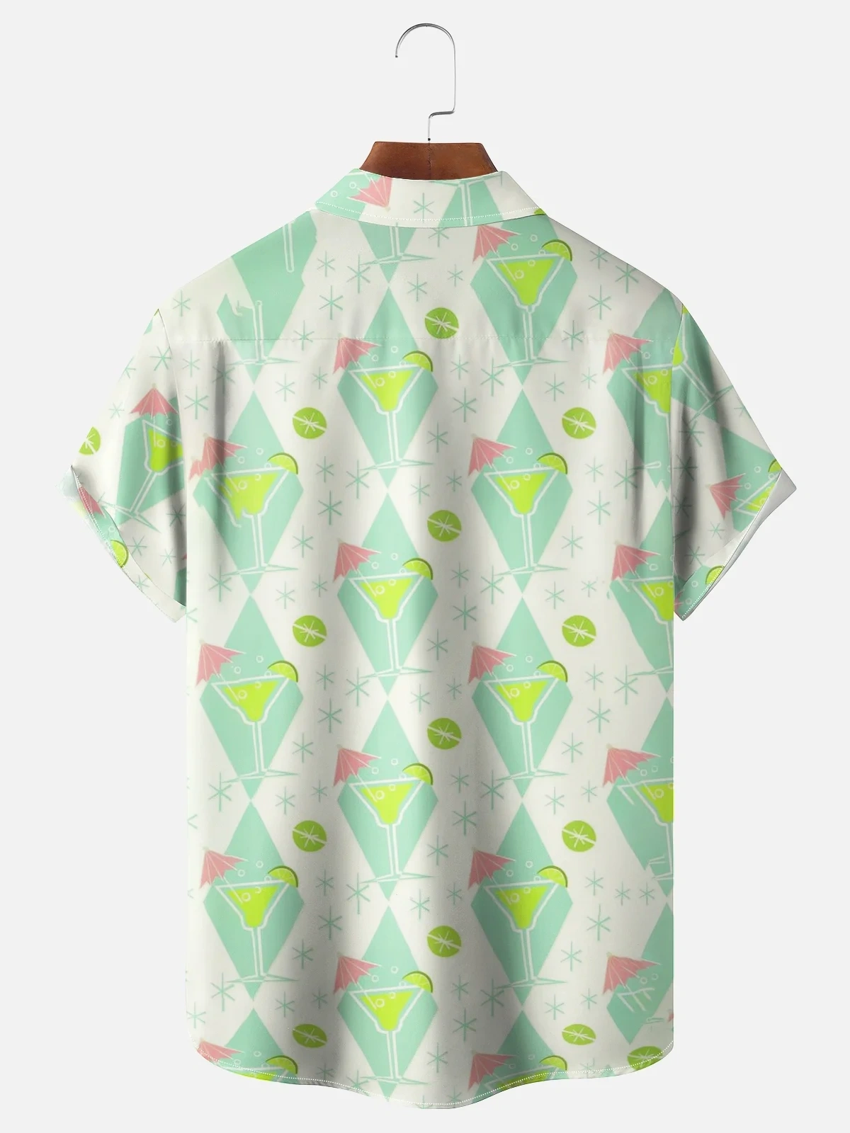 Men's printed shirts Summer Floral and Botanical Pattern  Holiday Hawaiian Shirt