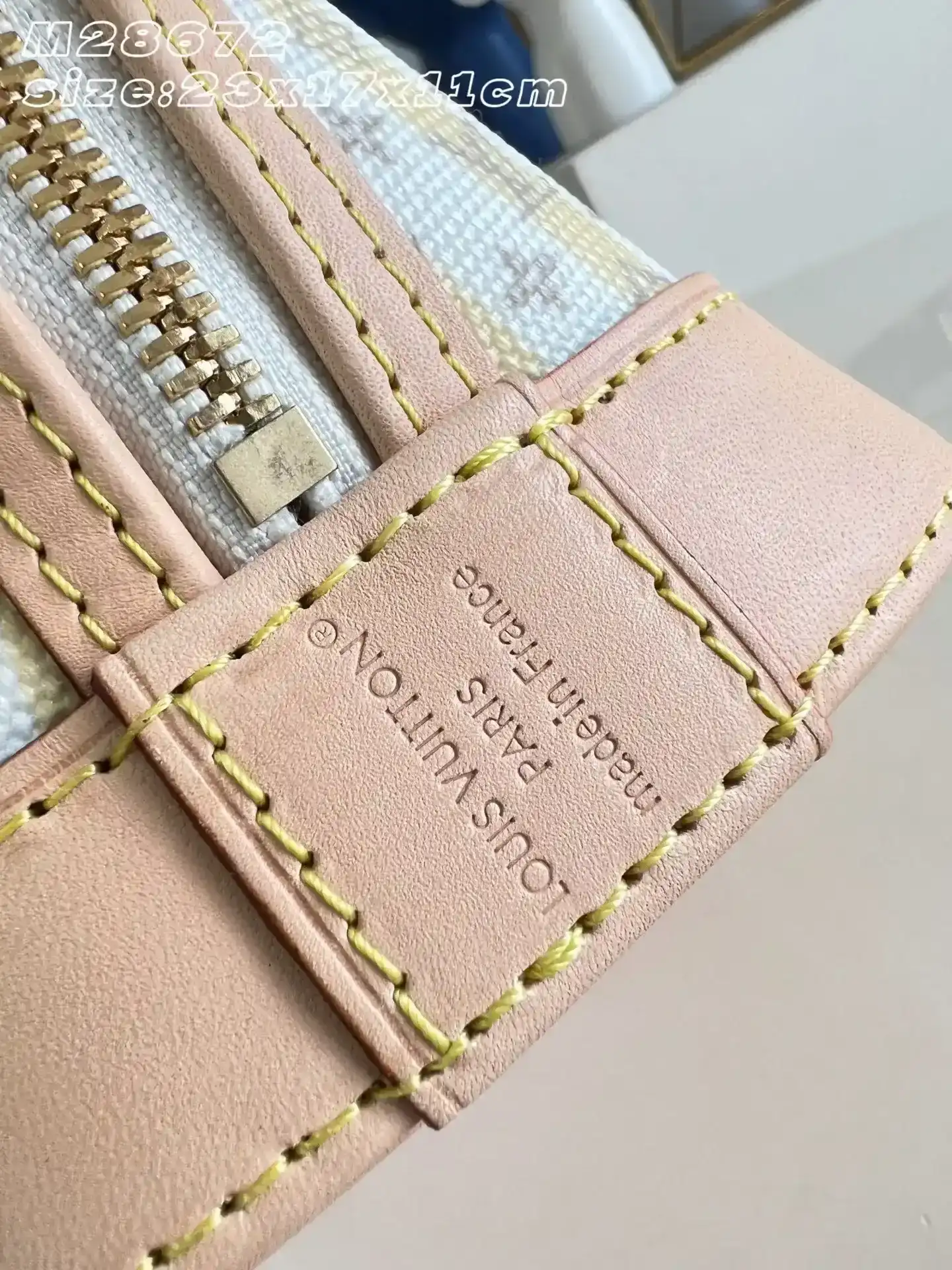 Louis Vuitton Alma Gold Canvas and Leather Top Handle Bag product photo from LabelPicks